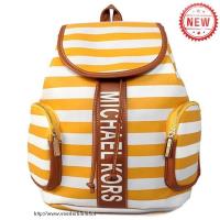 michael kors striped logo groot geel rugzak Tassen Rotterdam mwedf867